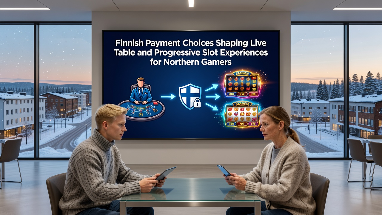 Northern players engaging with progressive slots funded through Finnish payment systems